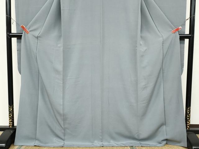 平和屋着物●豪華振袖　作家物　灰青色　正絹　逸品　CABB6364ut