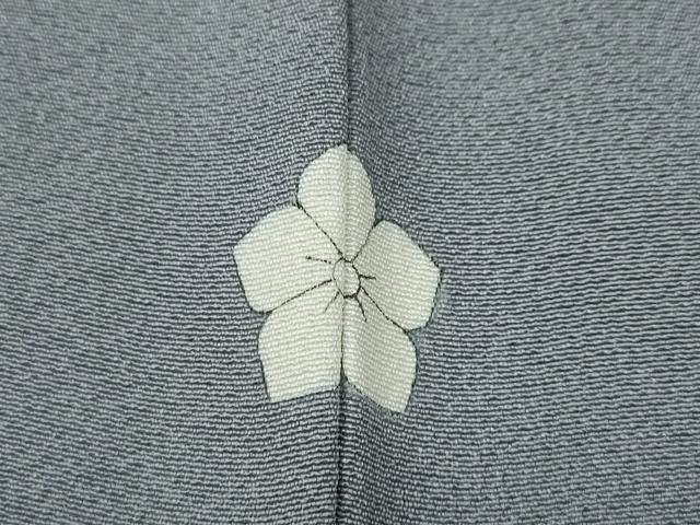 平和屋着物●豪華振袖　作家物　灰青色　正絹　逸品　CABB6364ut