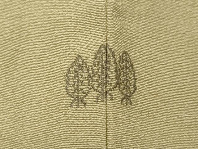 平和屋着物●上質な色無地　蒸栗色　お召縮緬　正絹　逸品　CABB6366ut 平和屋着物○上質な色無地 蒸栗色 お召縮緬 正絹 逸品 CABB6366ut