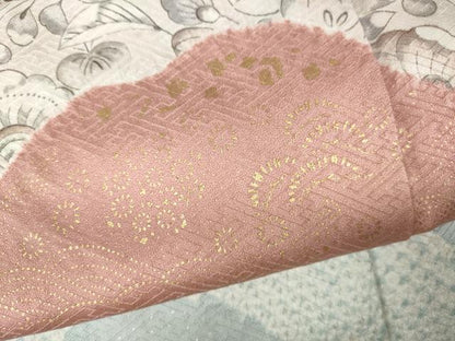 平和屋着物●訪問着　辻が花　絞り　金彩　正絹　逸品　CABB6370ut