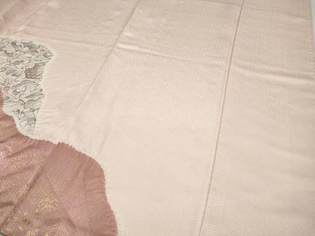 平和屋着物●訪問着　辻が花　絞り　金彩　正絹　逸品　CABB6370ut