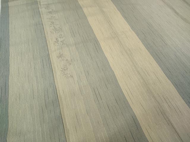 平和屋着物●訪問着　本塩沢　鳥獣戯画　正絹　逸品　CABB6378ut
