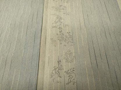 平和屋着物●訪問着　本塩沢　鳥獣戯画　正絹　逸品　CABB6378ut
