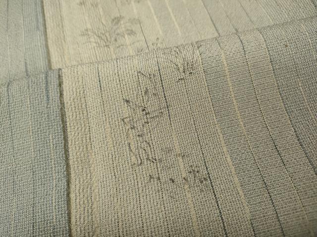 平和屋着物●訪問着　本塩沢　鳥獣戯画　正絹　逸品　CABB6378ut