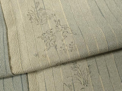 平和屋着物●訪問着　本塩沢　鳥獣戯画　正絹　逸品　CABB6378ut