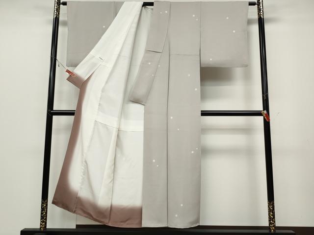 平和屋着物●上質な小紋　大小丸文　蛍暈し　正絹　逸品　CABB6381ut