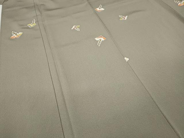平和屋着物○上質な小紋 桐 金彩 正絹 逸品 CABB6382ut