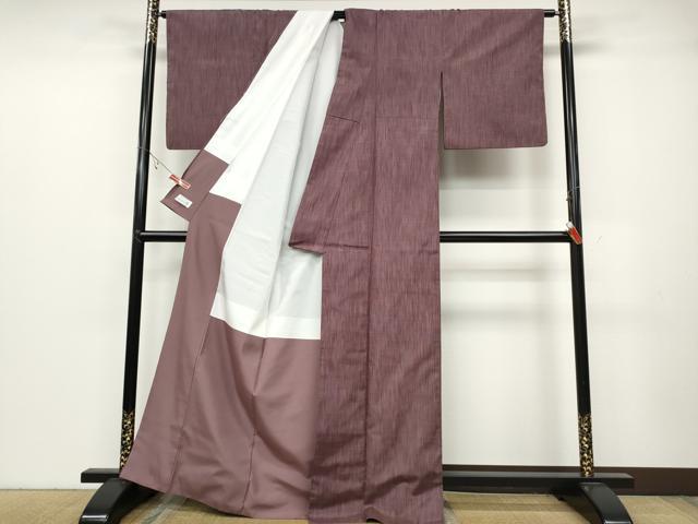 平和屋着物○洗える最高級着物 ＜英＞はなぶさ謹製 小紋 霞文 洗える着物