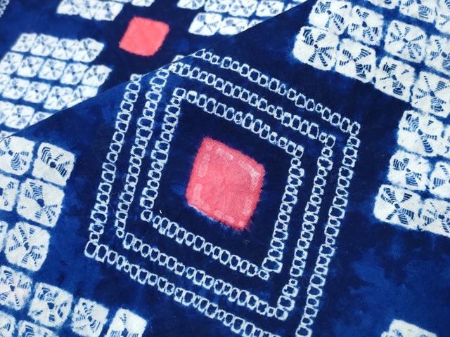 平和屋着物∴夏物 浴衣 有松鳴海絞り 松川菱 綿 逸品 CABB6402ng