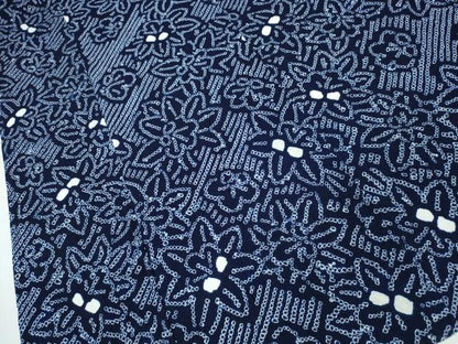 平和屋着物∴夏物 浴衣 有松鳴海絞り 斜線舞花文 綿 逸品 CABB6408ng