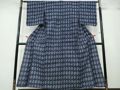 平和屋着物∴夏物 浴衣 有松鳴海絞り 天井文 綿 逸品 CABB6410ng