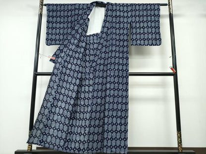 平和屋着物∴夏物 浴衣 有松鳴海絞り 天井文 綿 逸品 CABB6410ng