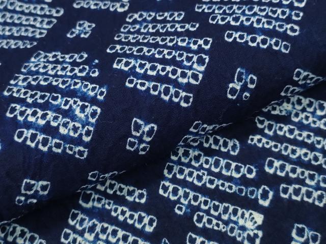 平和屋着物∴夏物 浴衣 有松鳴海絞り 天井文 綿 逸品 CABB6410ng