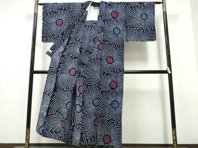 平和屋着物∴夏物 浴衣 有松鳴海絞り 乱菊 綿 逸品 CABB6420ng