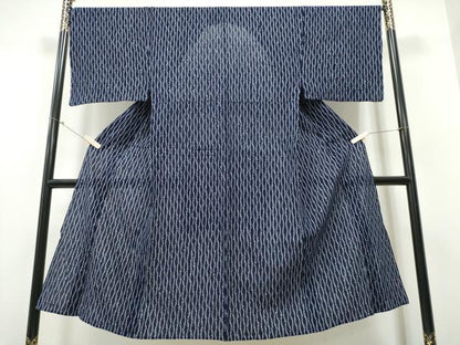 平和屋着物∴夏物 男性 浴衣 有松鳴海絞り よろけ縞 綿 逸品 CABB6423ng