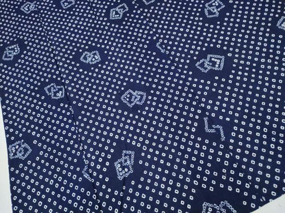 平和屋着物∴夏物 浴衣 有松鳴海絞り 色紙重ね吉祥文 綿 逸品 CABB6429ng