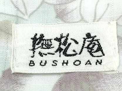平和屋着物∴夏物 撫松庵 セオアルファ 小紋・浴衣兼用 草花文 洗える着物 逸品 CABB6445ng