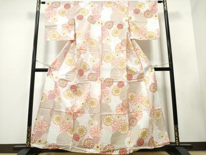 平和屋着物∴夏物 浴衣 舞菊尽くし 綿 逸品 CABB6447ng