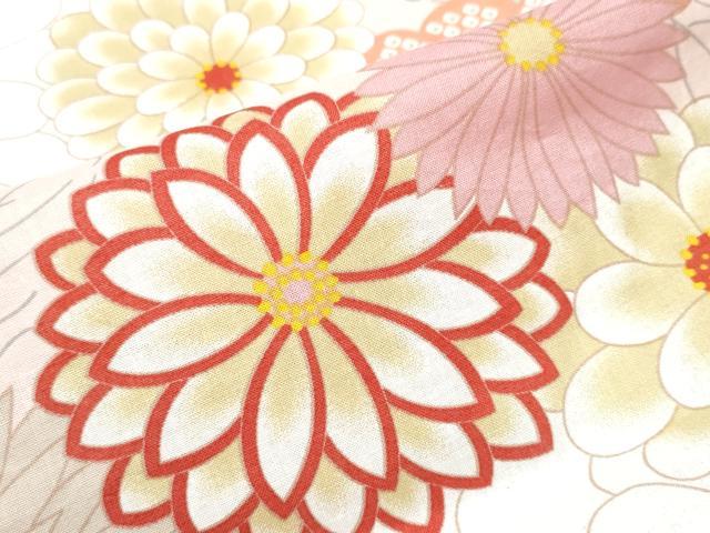 平和屋着物∴夏物 浴衣 舞菊尽くし 綿 逸品 CABB6447ng