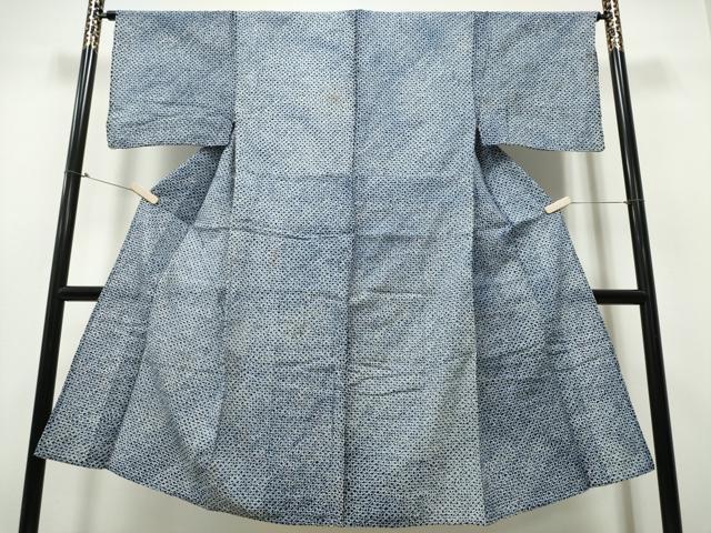 平和屋着物∴夏物 男性 浴衣 有松鳴海絞り 三浦絞り 綿 逸品 CABB6480ng