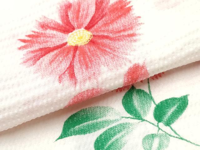 平和屋着物∴夏物 浴衣 子供 女の子 舞花文 綿 逸品 CABB6481ng