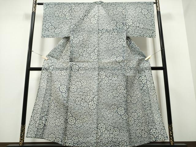 平和屋着物∴夏物　浴衣　綿紅梅　扇面風景文　綿　逸品　AABC1822jd 平和屋着物∴夏物 綿紅梅 浴衣 桔梗 綿 逸品 CABD9526ghの通販 by 平和