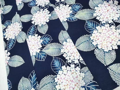 平和屋着物∴夏物 浴衣 紫陽花 綿 逸品 CABB6552ng