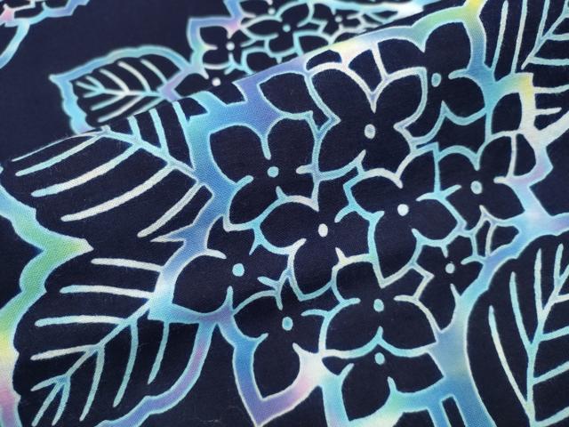 平和屋着物∴夏物 浴衣 紫陽花 綿 逸品 CABB6554ng