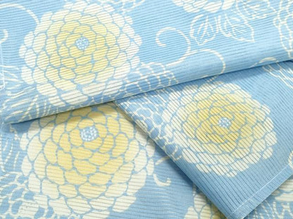 平和屋着物∴夏物 浴衣 綿絽 菊唐草文 綿 逸品 CABB6560ng