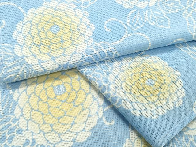 平和屋着物∴夏物 浴衣 綿絽 菊唐草文 綿 逸品 CABB6560ng