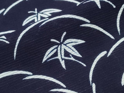 平和屋着物∴夏物 浴衣 綿絽 芝草笹文 綿 逸品 未使用 CABB6561ng
