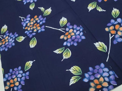 平和屋着物∴夏物 浴衣 紫陽花 綿 逸品 CABB6563ng