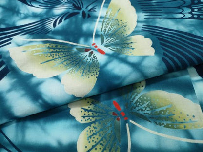 平和屋着物∴夏物 浴衣 霞舞蝶文 綿 逸品 CABB6566ng