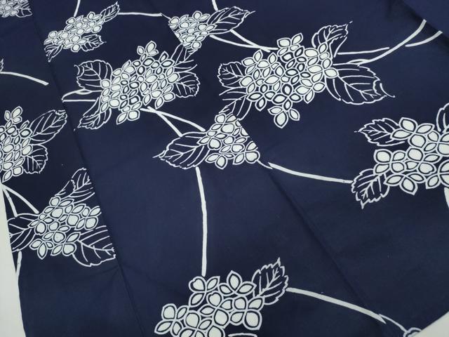 平和屋着物∴夏物 浴衣 紫陽花 綿 逸品 CABB6568ng
