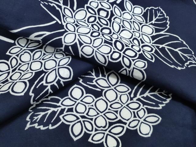 平和屋着物∴夏物 浴衣 紫陽花 綿 逸品 CABB6568ng
