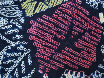 平和屋着物∴夏物 浴衣 有松鳴海絞り 朝顔 綿 逸品 CABB6615ng