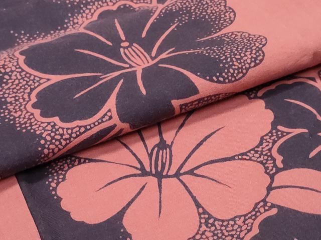 平和屋着物∴夏物 浴衣 舞花間道 綿 逸品 CABB6627ng