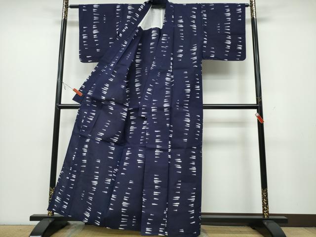 平和屋着物∴夏物 浴衣 メダカ 魚 綿 逸品 CABB6628ng