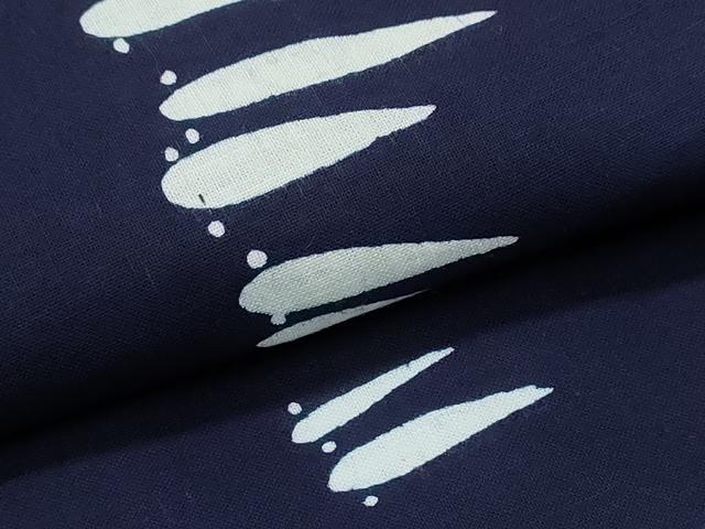 平和屋着物∴夏物 浴衣 メダカ 魚 綿 逸品 CABB6628ng