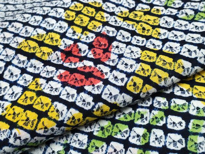 平和屋着物∴夏物 浴衣 有松鳴海絞り 蜘蛛絞り 舞花文 綿 逸品 CABB6645ng