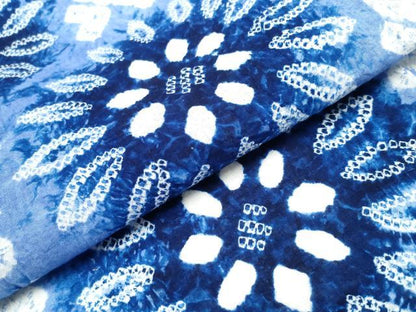 平和屋着物∴夏物 浴衣 有松鳴海絞り 舞菊文 綿 逸品 CABB6648ng