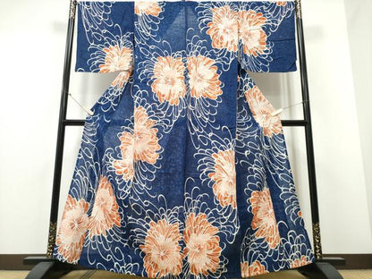 平和屋着物∴夏物 浴衣 コシノジュンコ JUNKO KOSHINO 乱菊 綿 逸品 CABB6665ng