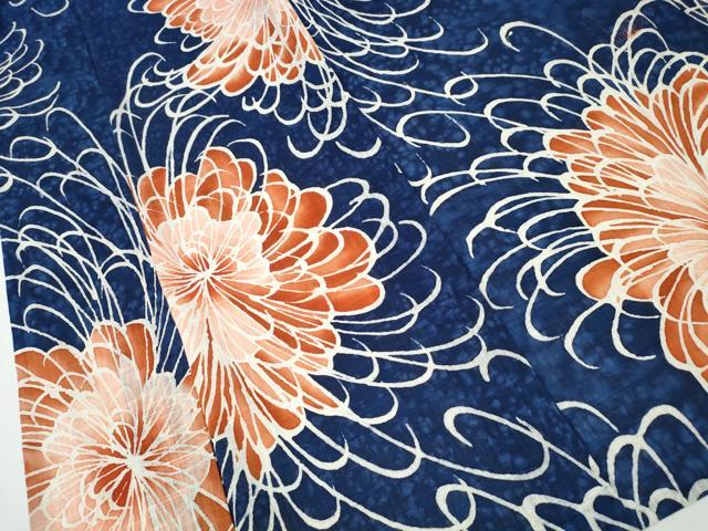 平和屋着物∴夏物 浴衣 コシノジュンコ JUNKO KOSHINO 乱菊 綿 逸品 CABB6665ng