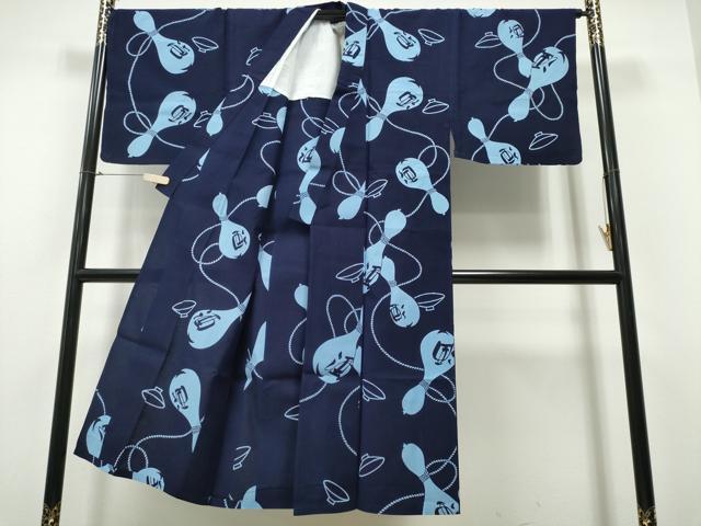 平和屋着物∴夏物 男性 浴衣 瓢箪 酒 綿 逸品 CABB6670ng