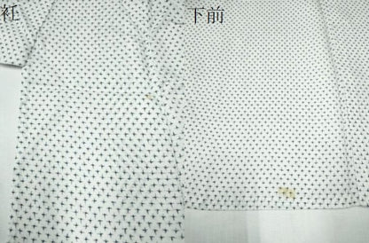 平和屋着物∴夏物 男性 浴衣 十字絣文様 CABB6672ng