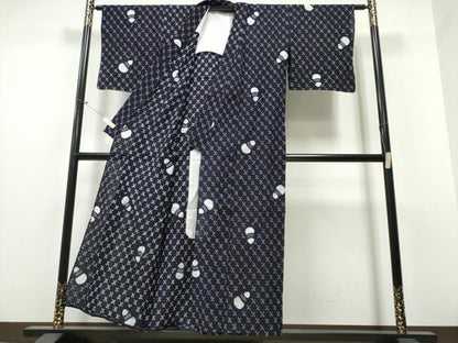 平和屋着物∴夏物 浴衣 有松鳴海絞り 瓢箪 綿 逸品 CABB6675ng