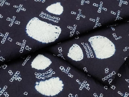 平和屋着物∴夏物 浴衣 有松鳴海絞り 瓢箪 綿 逸品 CABB6675ng
