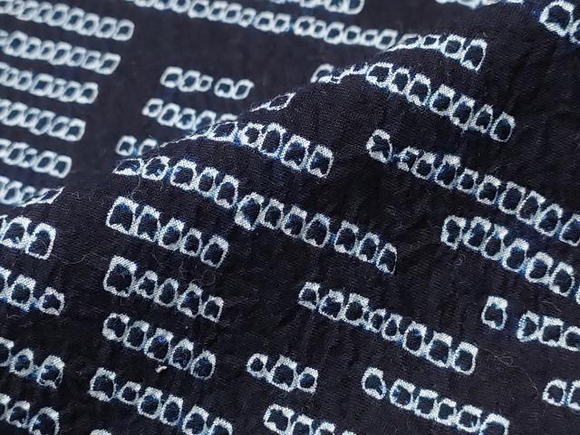 平和屋着物∴夏物 浴衣 有松鳴海絞り 杢目文様 綿 逸品 CABB6688ng