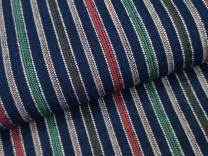 平和屋着物∴夏物 阿波しじら織 浴衣 縞 綿 逸品 CABB6722ng