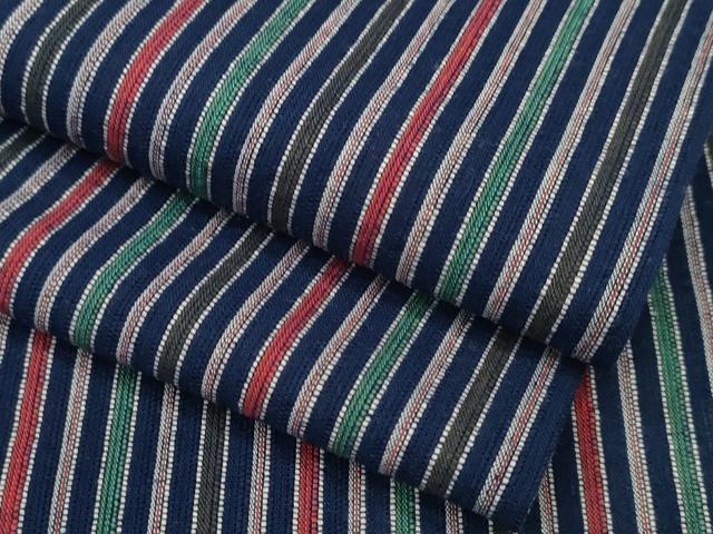 平和屋着物∴夏物 阿波しじら織 浴衣 縞 綿 逸品 CABB6722ng